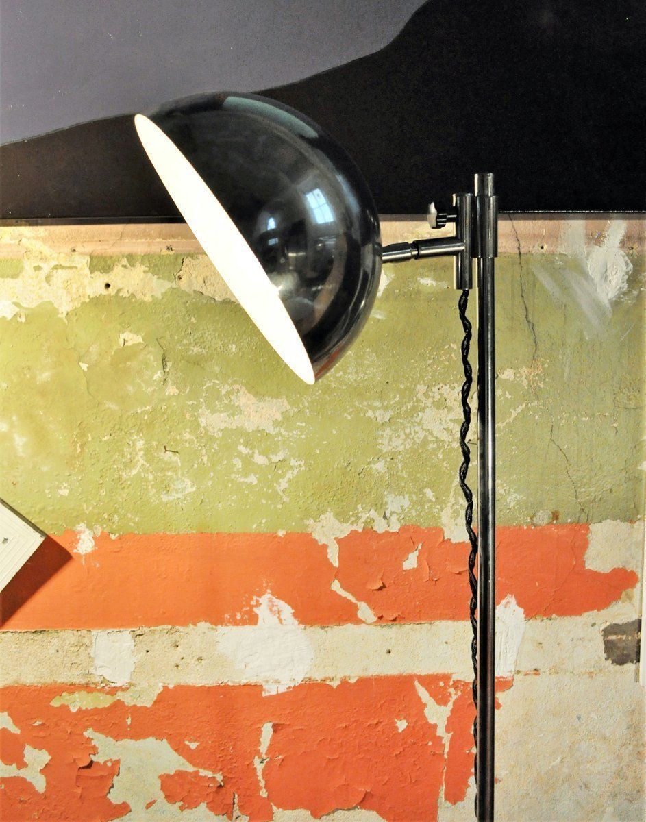 Vintage Chromed Lamp By Goffredo Reggiani For Reggiani photo for sale