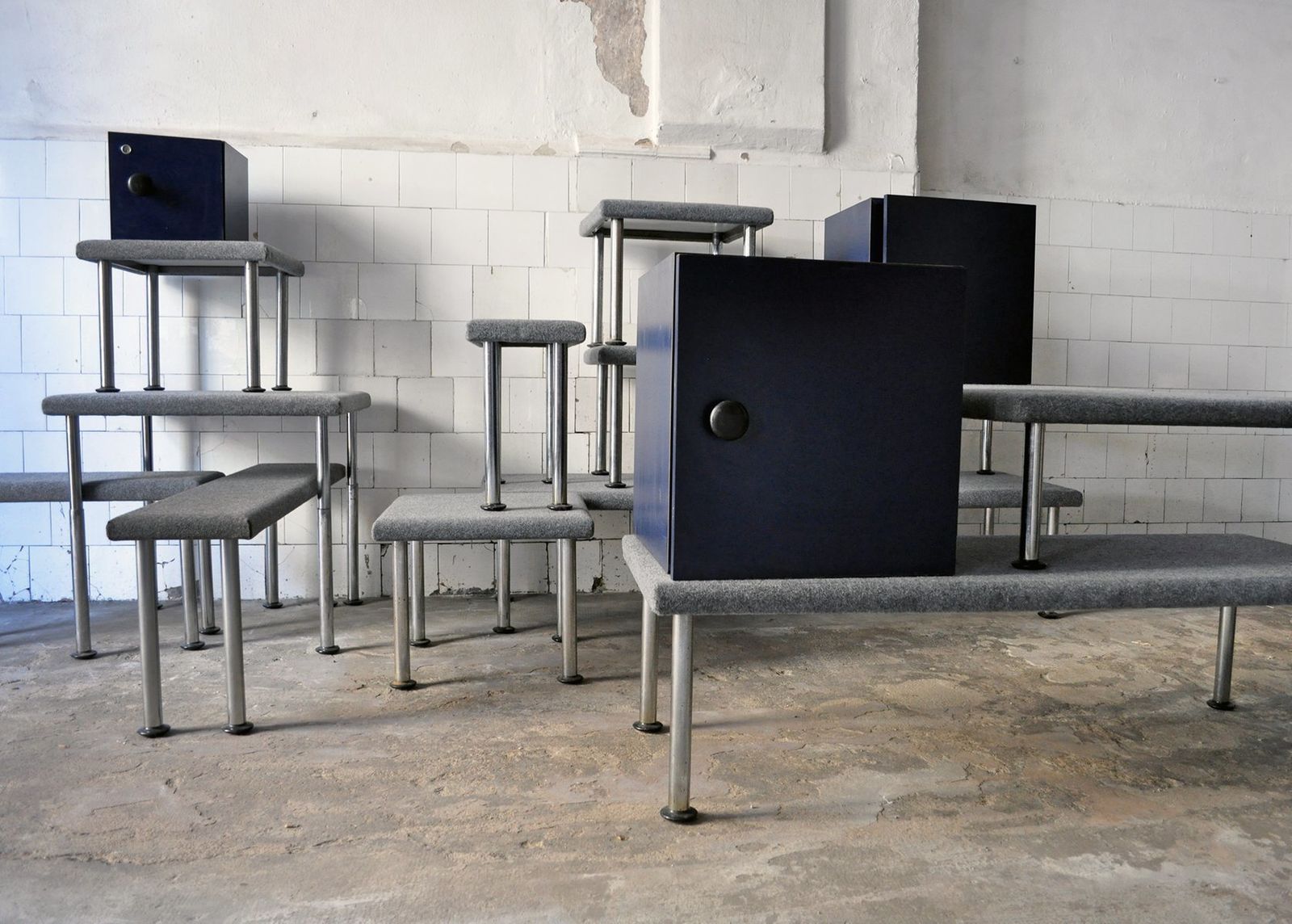 photo vinterior Talponia Bench By Roberto Gabetti And Aimaro Isola For Arbo, 1969