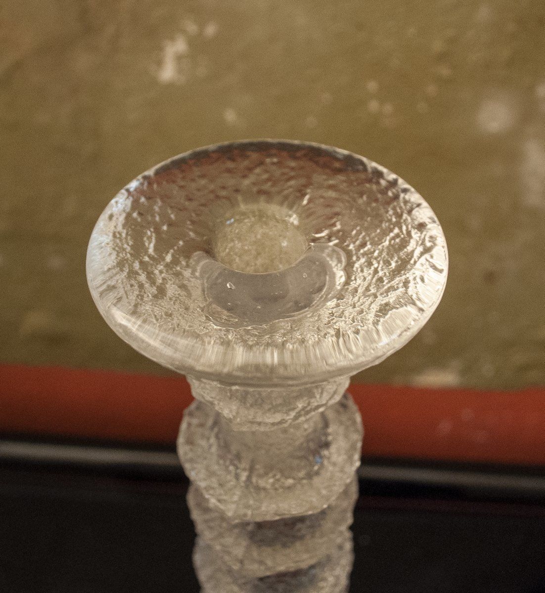 Glass Candleholders By Timo Sarpaneva For Iittala, 1980s, Set Of 2 photo 468.0