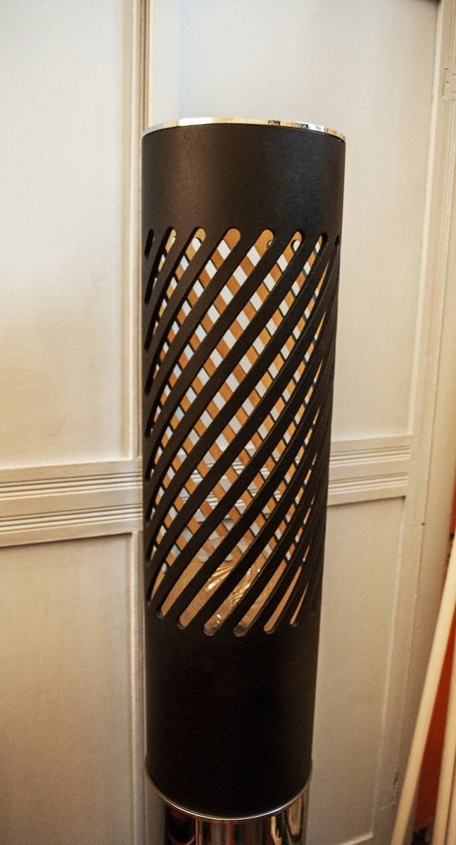 Mid Century Italiaanse Metalen Vloerlamp, Jaren 1960 photo Verlichting