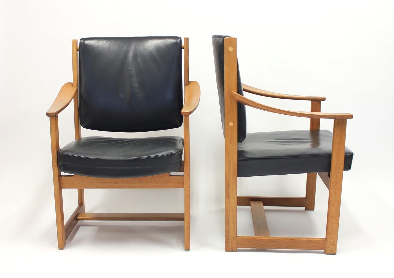 Armchairs By Sven Kai Larsen For Nordiska Kompaniet, 1960s, Set Of 2 photo furniture