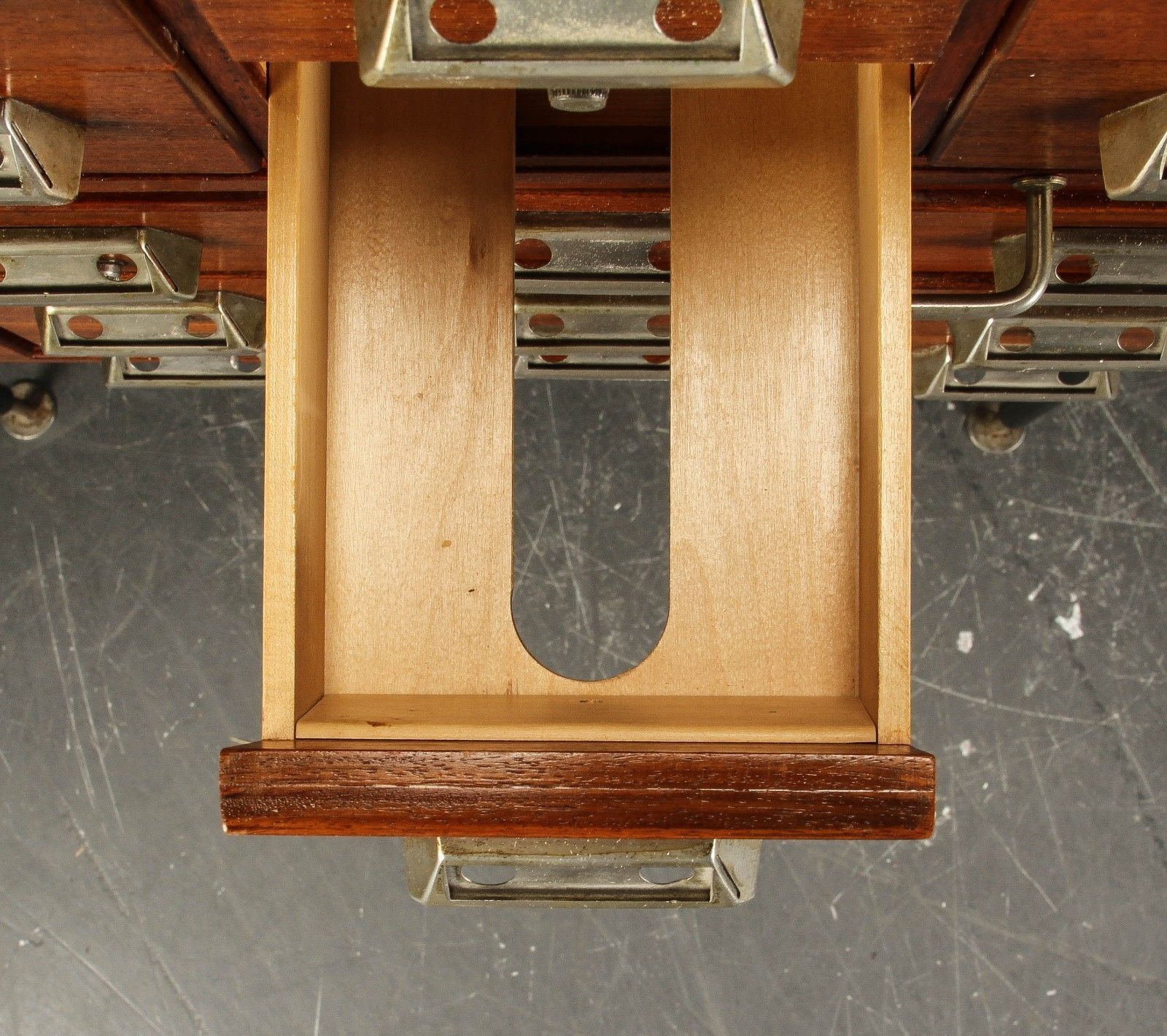 Wooden Mahogany  Filing Cabinet photo Furniture