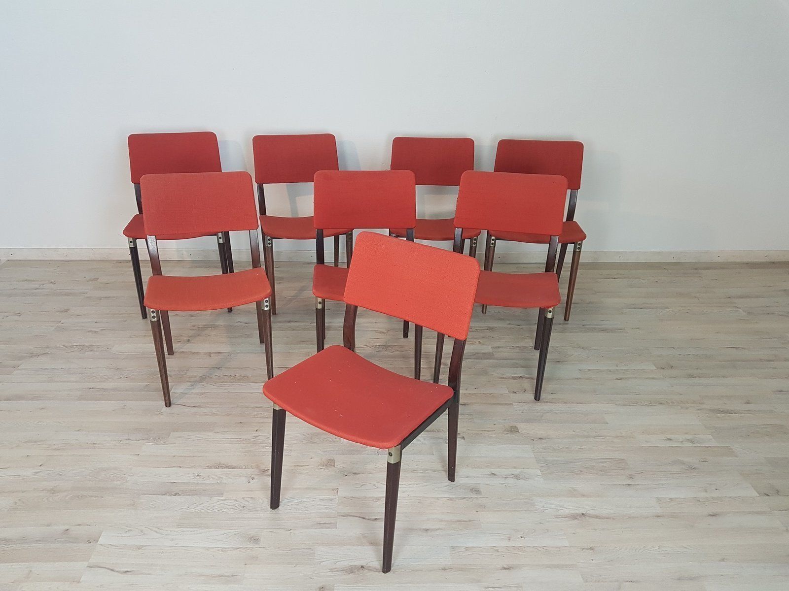 Mid Century Chairs In Rosewood By Eugenio Gerli For Tecno, 1960s, Set Of 8 photo Furniture