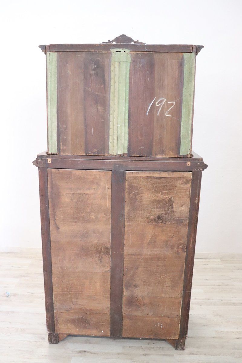 Antique Mahogany Tall Chest Of Drawers, 1850s photo vinterior