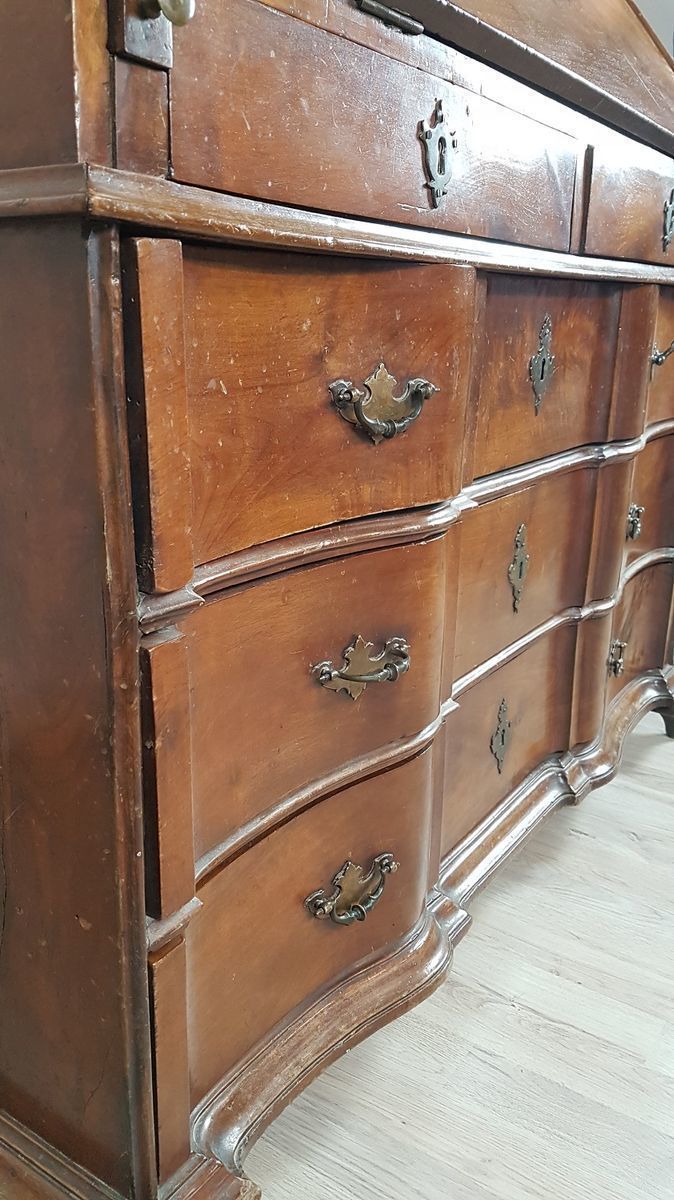 photo for sale Antique Walnut Chest Of Drawers, 1745