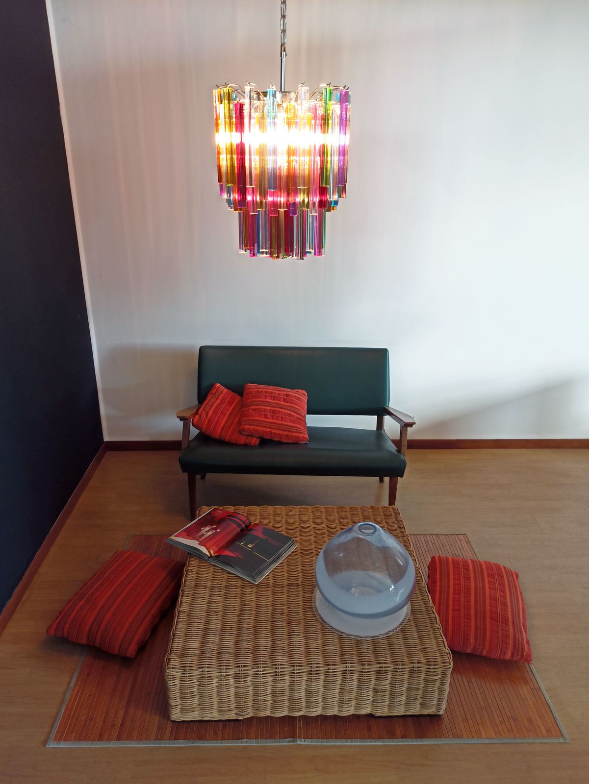 photo vinterior Murano Chandelier Multicolor Triedri – 107 Prism   Mariangela Model