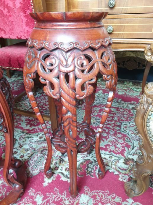 Two Carved Pillars / Stands photo Furniture