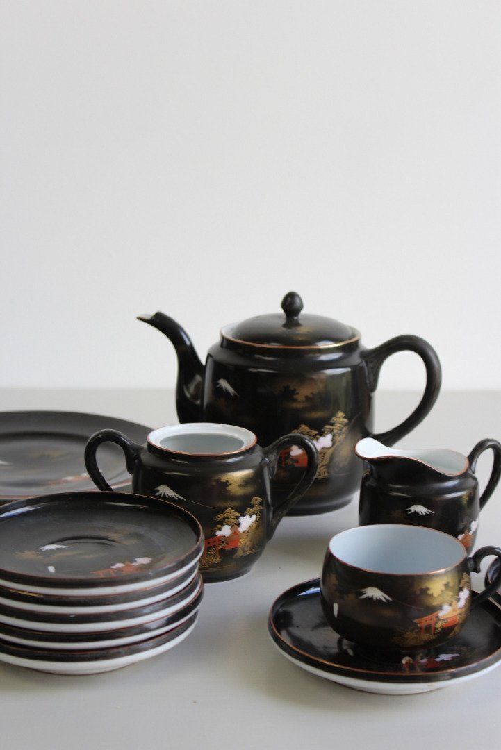 Black Satsuma Part Tea Service