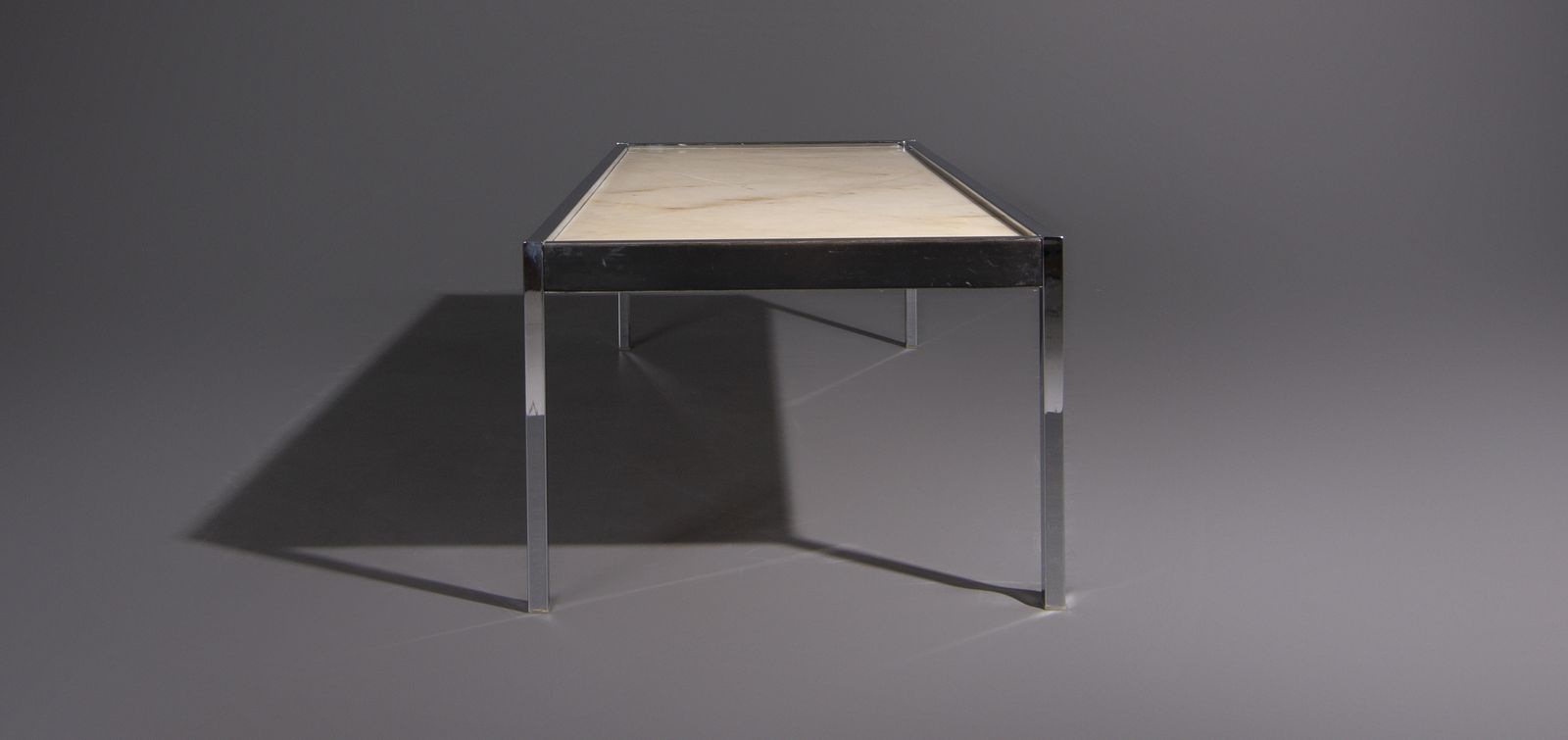 Design Coffee Table In Marble From The 70s photo for sale