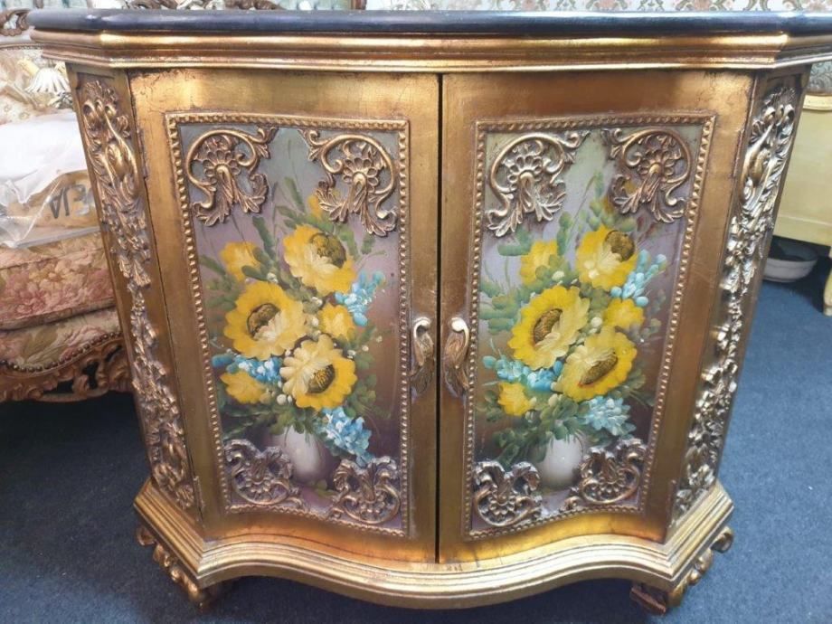 Golden Venetian Chest Of Drawers
