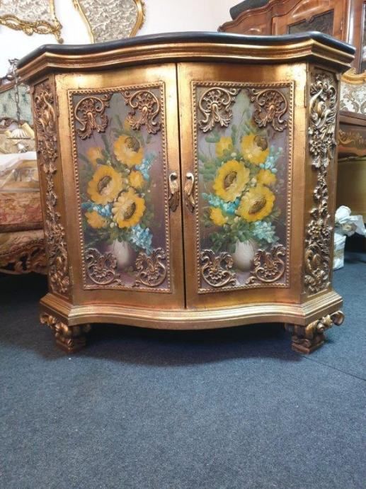 Golden Venetian Chest Of Drawers photo furniture