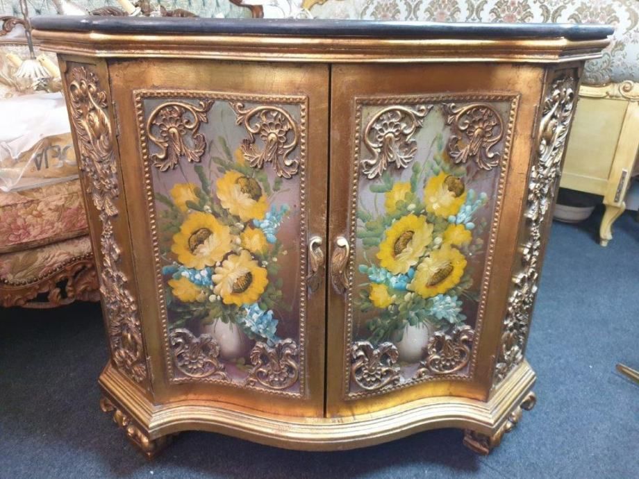 Furniture Golden Venetian Chest Of Drawers photo