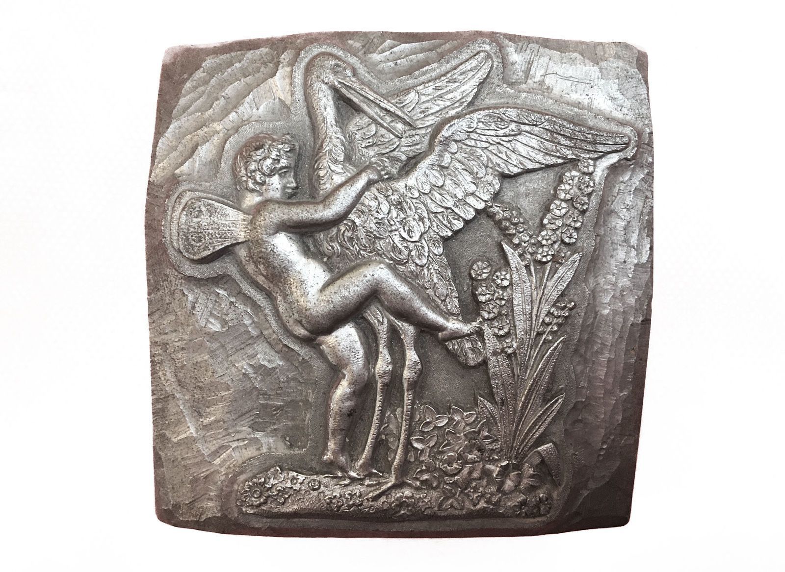 Stamping Mold Carved By Hand Late Nineteenth