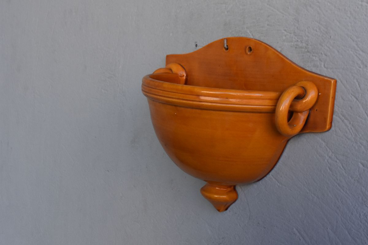 Glazed Ceramic Fountain By Biot photo vinterior