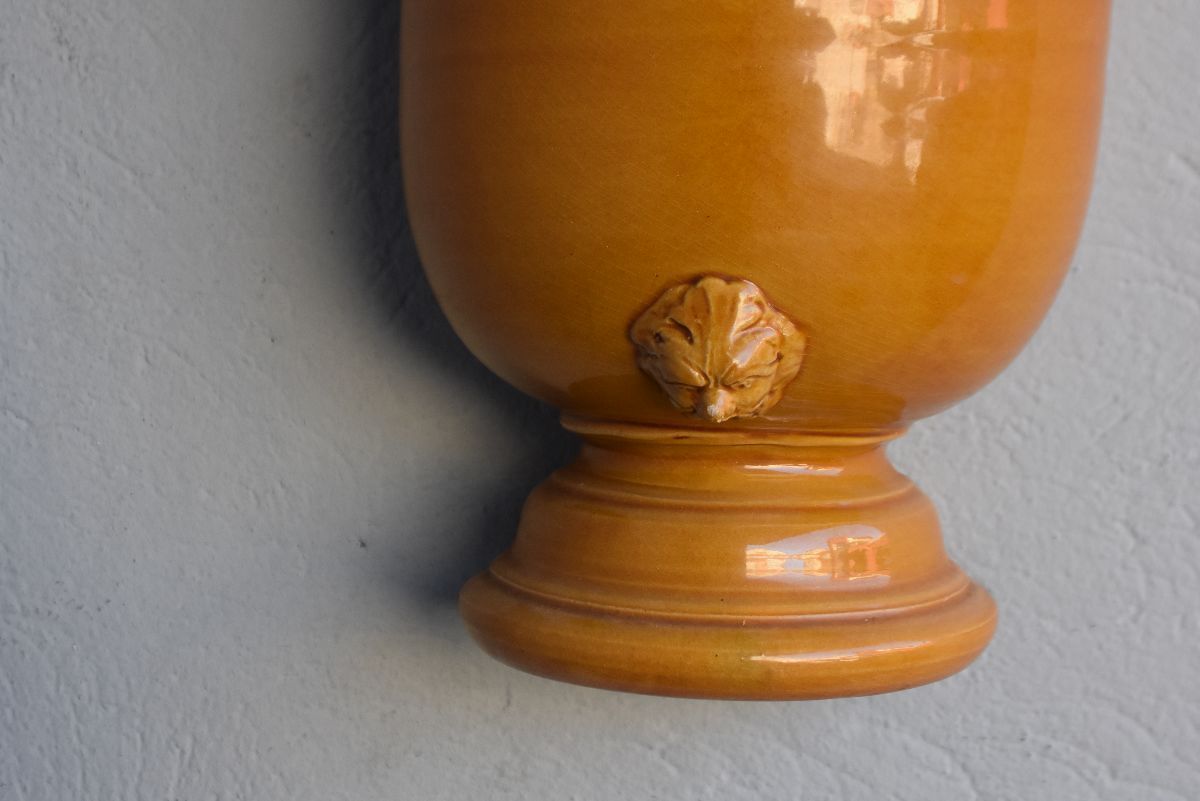 678.0 Glazed Ceramic Fountain By Biot photo