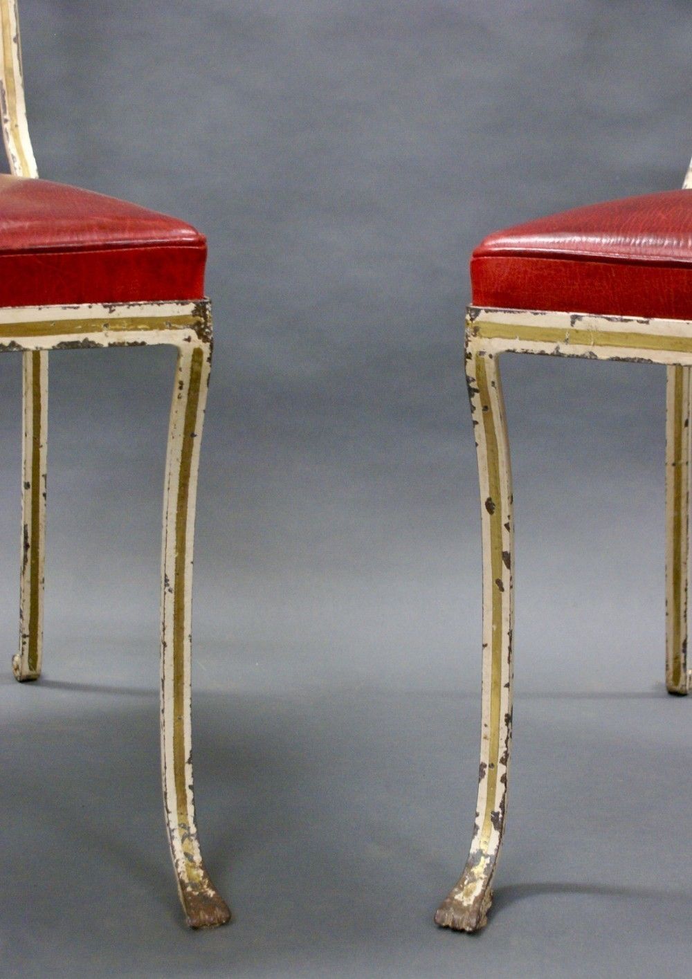 A Very Rare Pair Of 19th Century Wrought Iron Chairs photo vinterior