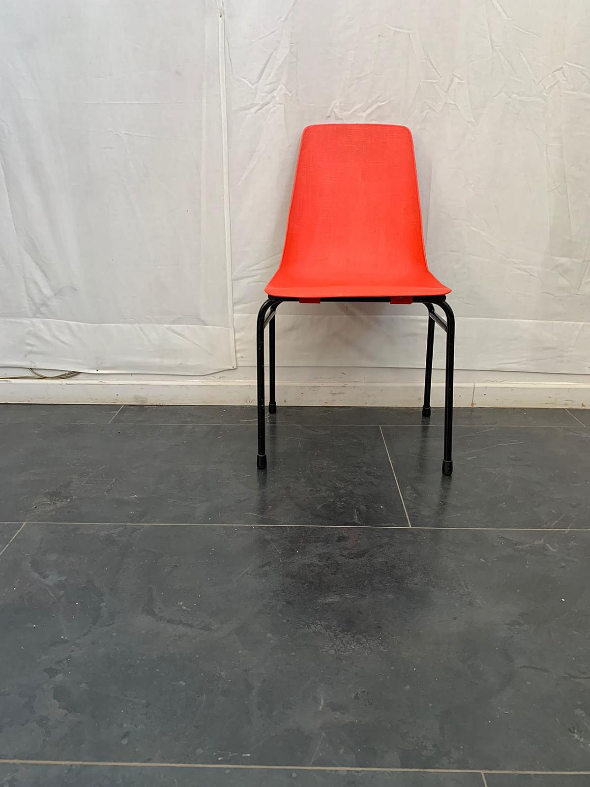 Fantasia Woven Plastic Chair With Metal Frame, 1960s photo furniture