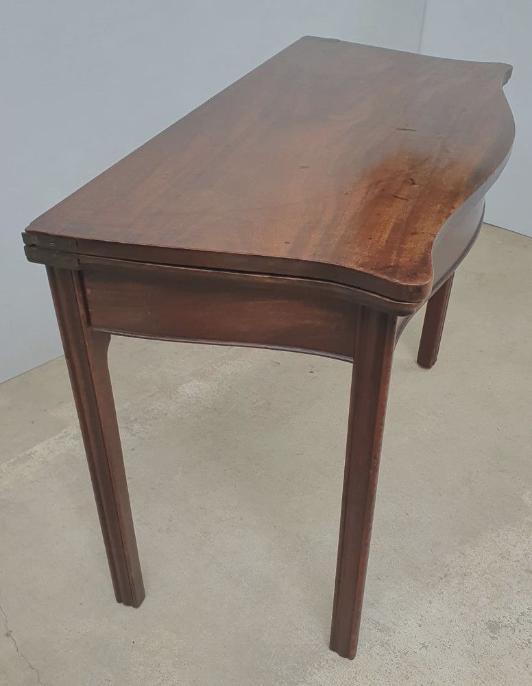 Georgian Mahogany Turn Over Leaf Table photo furniture