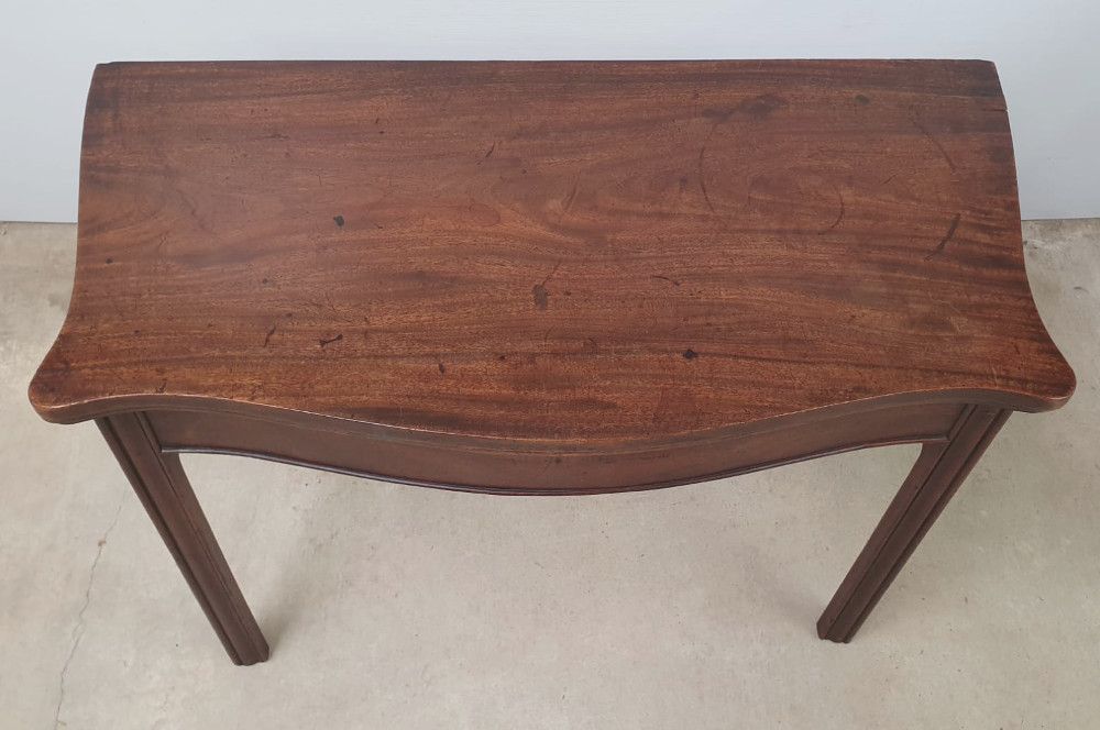 Georgian Mahogany Turn Over Leaf Table photo for sale