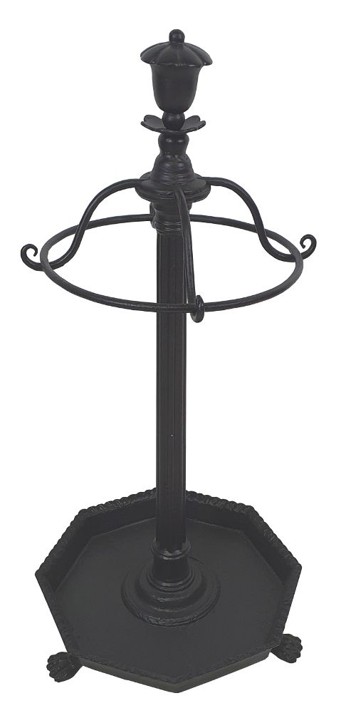 Rare 19th Century Iron Stick Umbrella Stand With Paw Foot photo furniture
