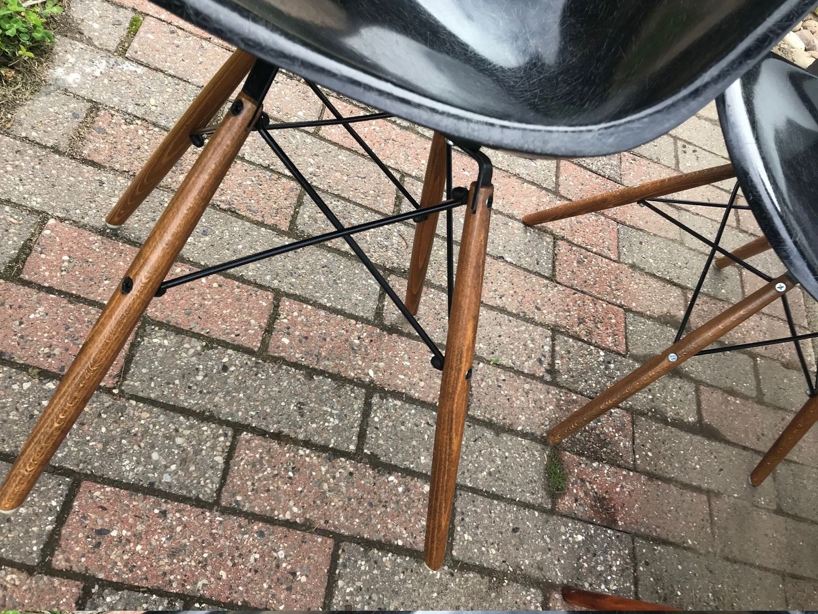 Dsw Black Dining Chairs By Charles & Ray Eames For Vitra photo furniture