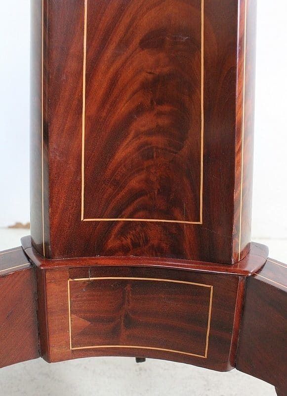 photo buy Burr Mahogany Veneer And Marquetry Pedestal Table, Charles X Period   Early 19th Century