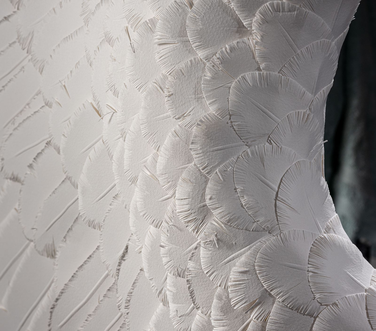 The Angel Wings. Stunning & Unique Pair Of Handmade Paper Feather Wall Art Sculptures. photo Art