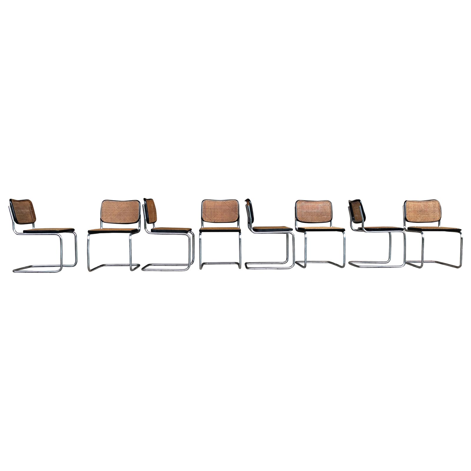 Marcel Breuer B32 Cesca Dining Room Chairs For Gavina Knoll, 1963, Set Of 8 photo furniture