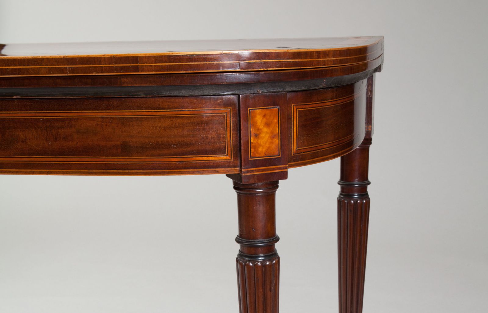 Pair Of George III Hepplewhite Mahogany Card Tables Attributed To Gillows photo vintage