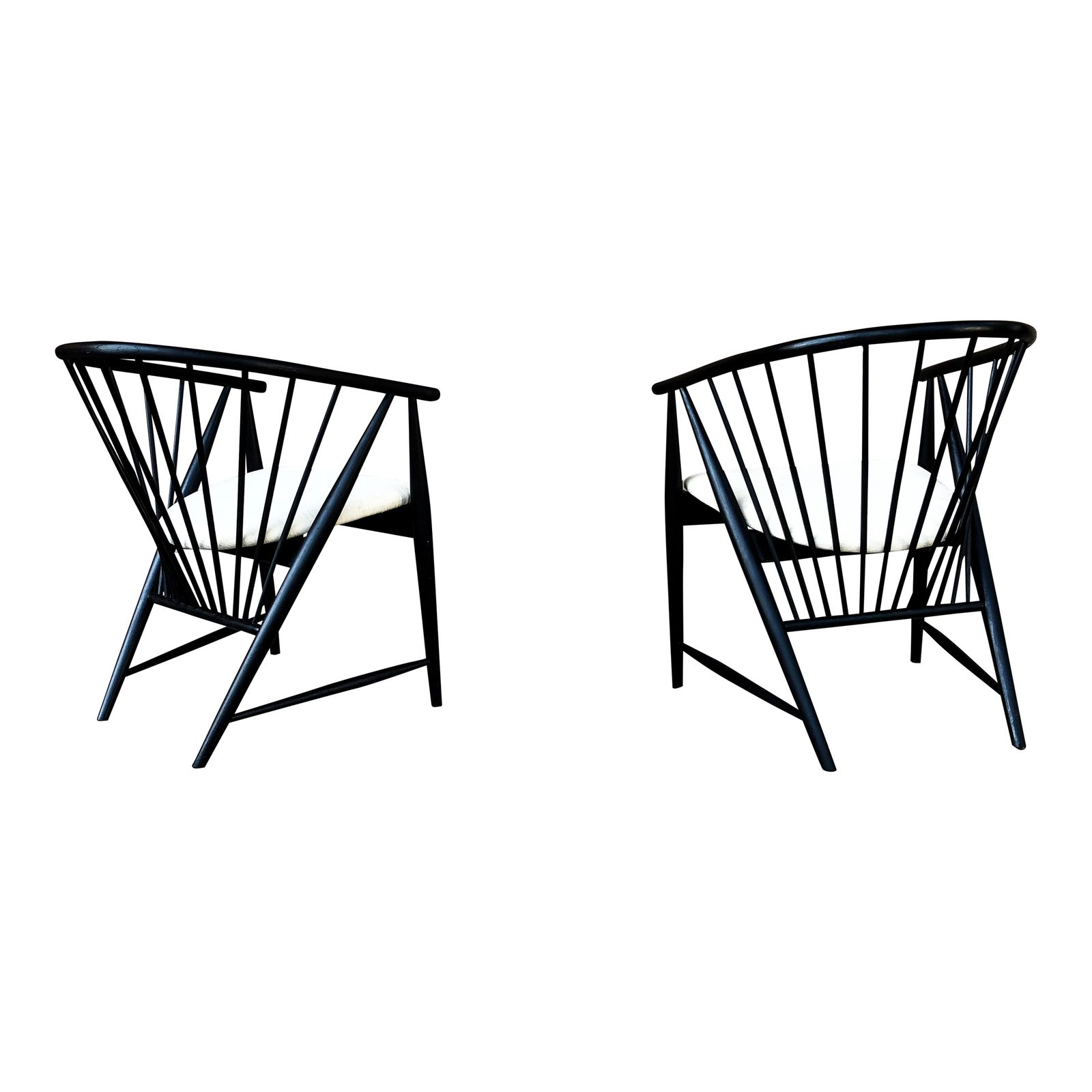 Beech And Velvet Sunfeather Lounge Chairs By Sonna Rosén For Nässjö Stolfabrik, 1954, Set Of 2 photo Furniture