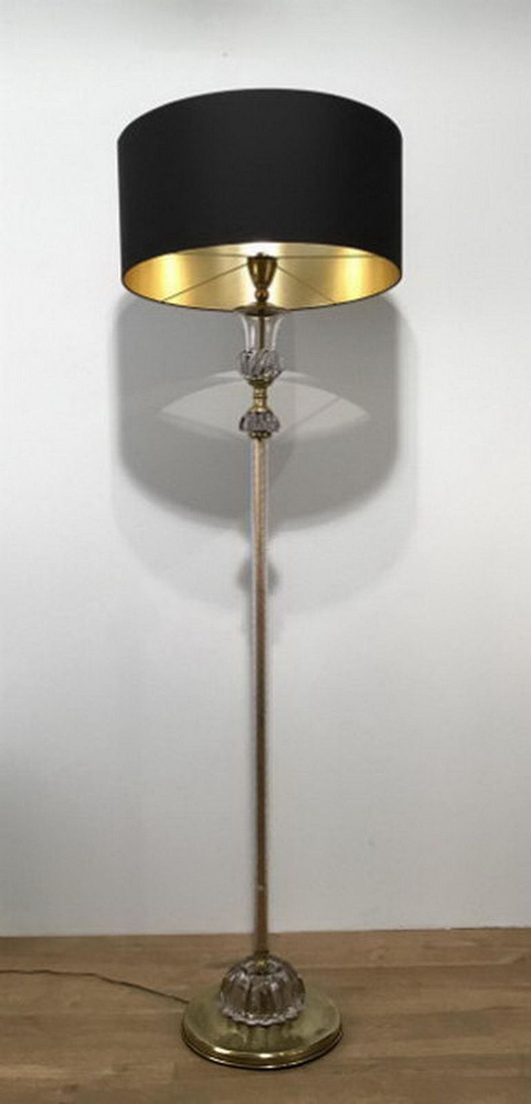 Attributed To Barovier & Toso. Murano Glass Floor Lamp. Circa 1940 photo for sale