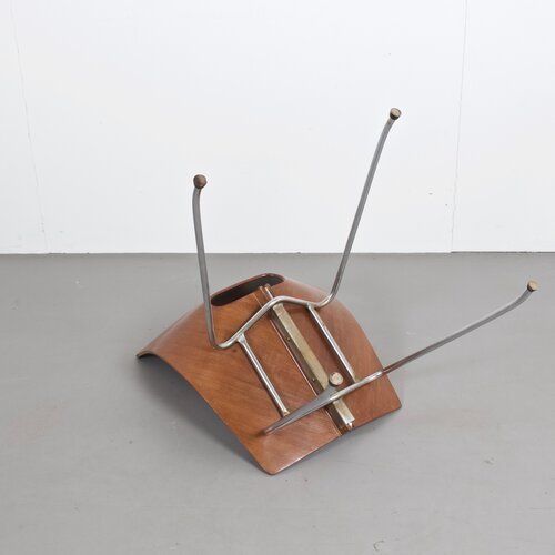 Carlo Ratti Plywood Chair By Società Compensati Curvati, Italy 1960s photo 750.0