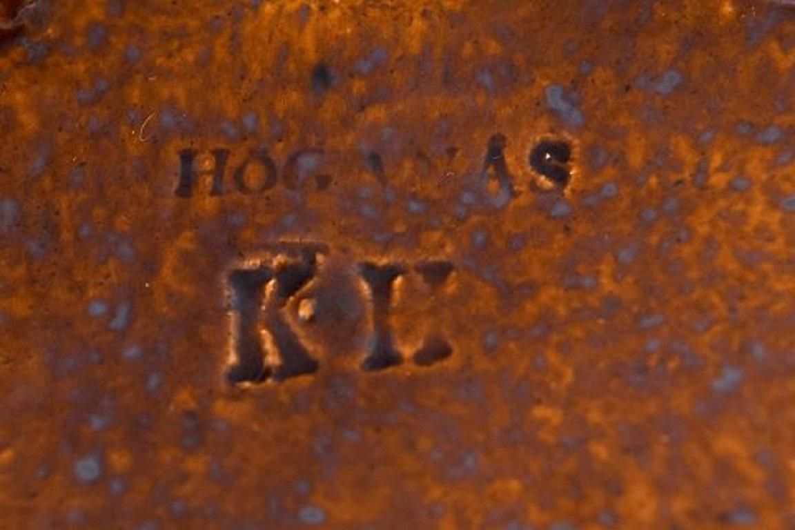 Karl Holst For Höganäs, A Pair Of Antique Art Nouveau Bowls In Glazed Ceramics photo 157.0