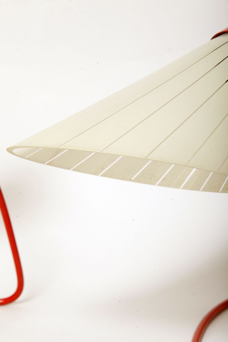 610.0 Metal Desk Lamp With A Glass Shade, Typ 1621 Designed By Josef Hůrka For Napako, Czechoslovakia, 1960s photo