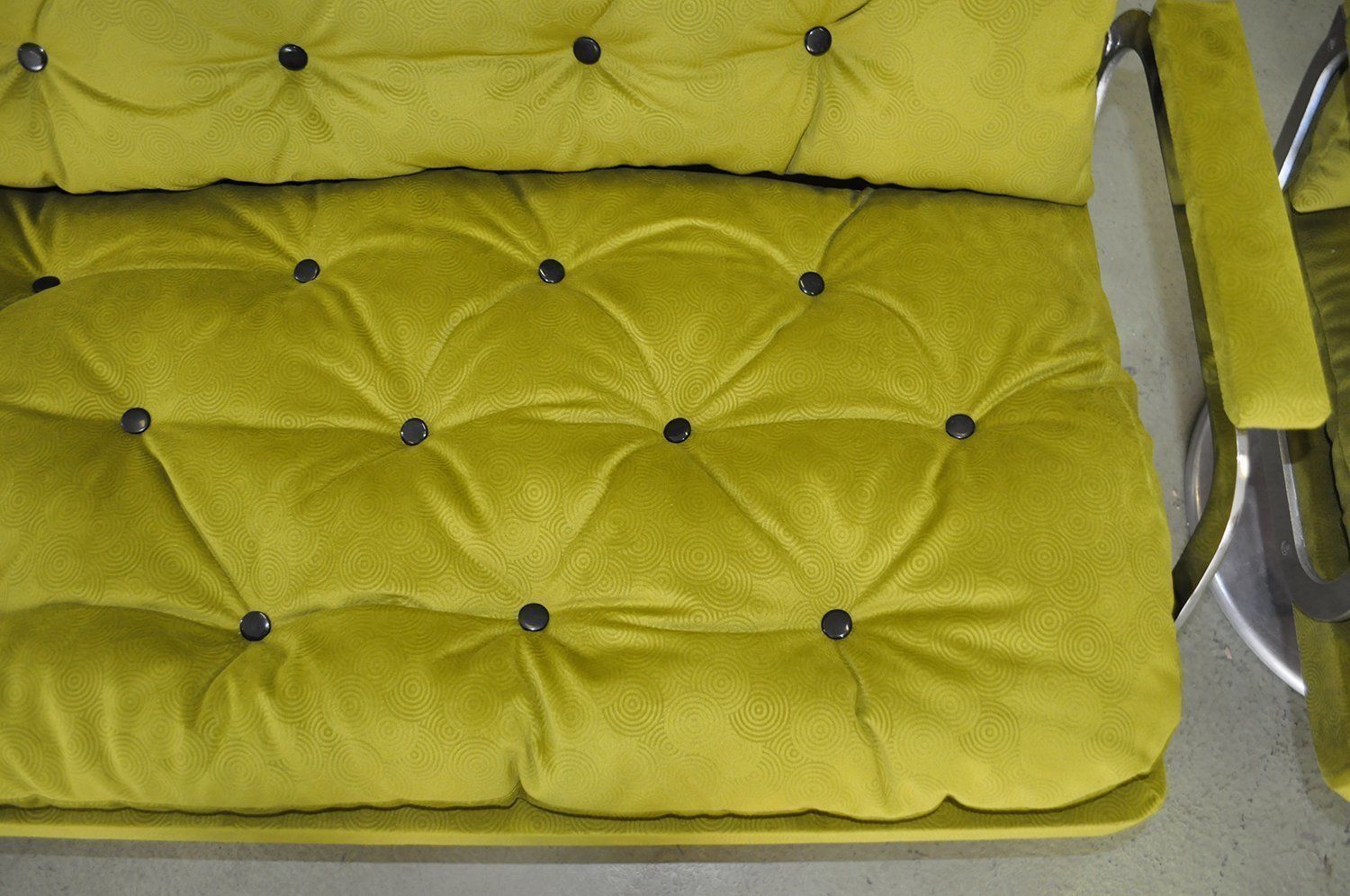 Sofa & Armchairs In Fabric, 1960s, Set Of 3 photo furniture