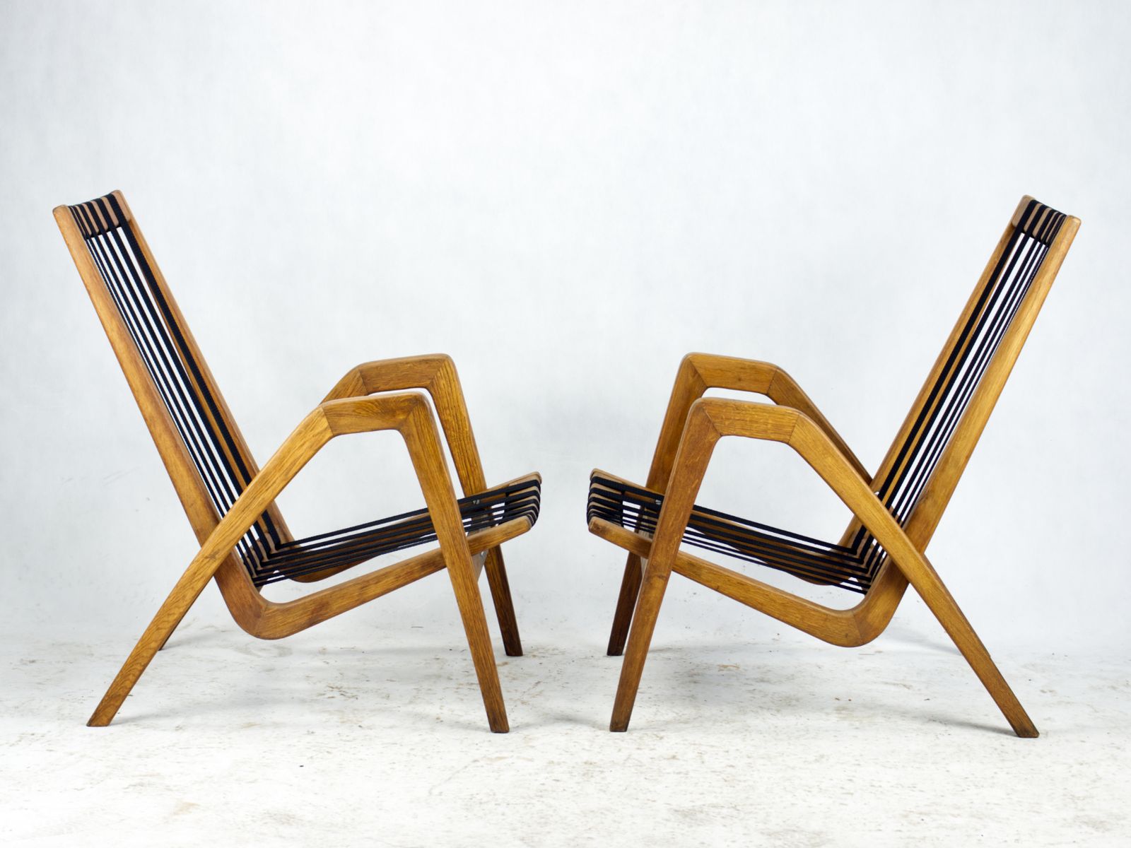 Mid Century Armchairs / Easy Chairs By Jan Vanek For Uluv Czechoslovakia 1950s photo Furniture
