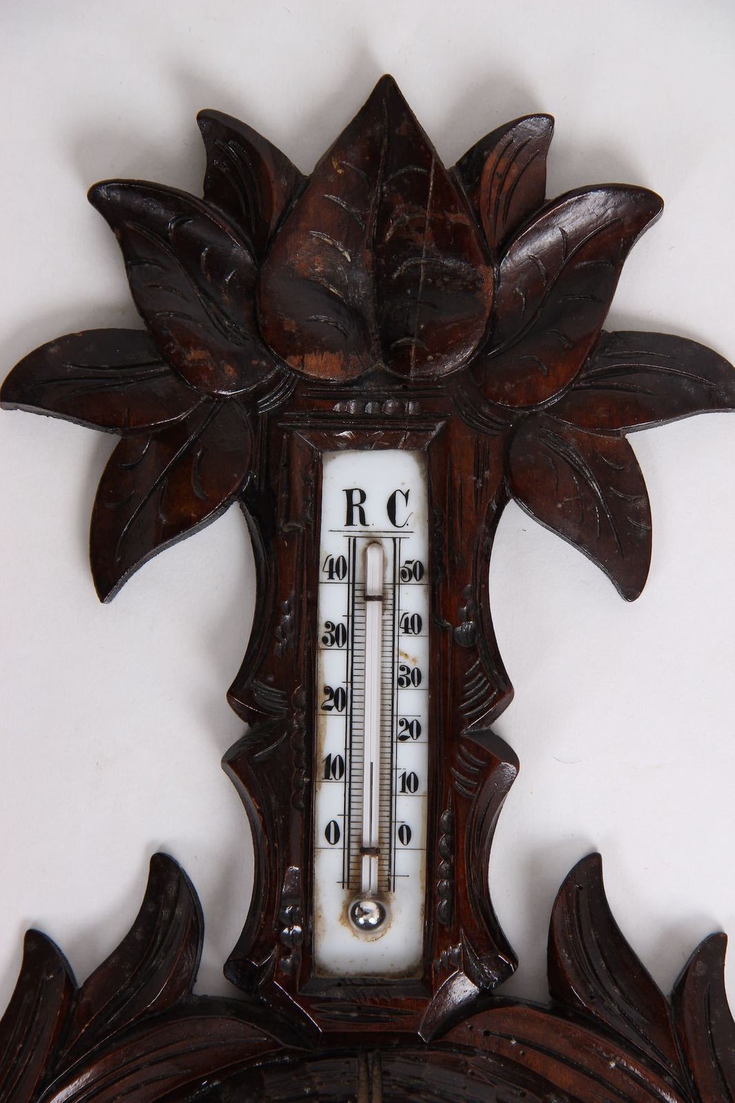 Old Danish Antique Weather Station. Manufactured By R&C Denmark. Hand Carved Details photo furniture