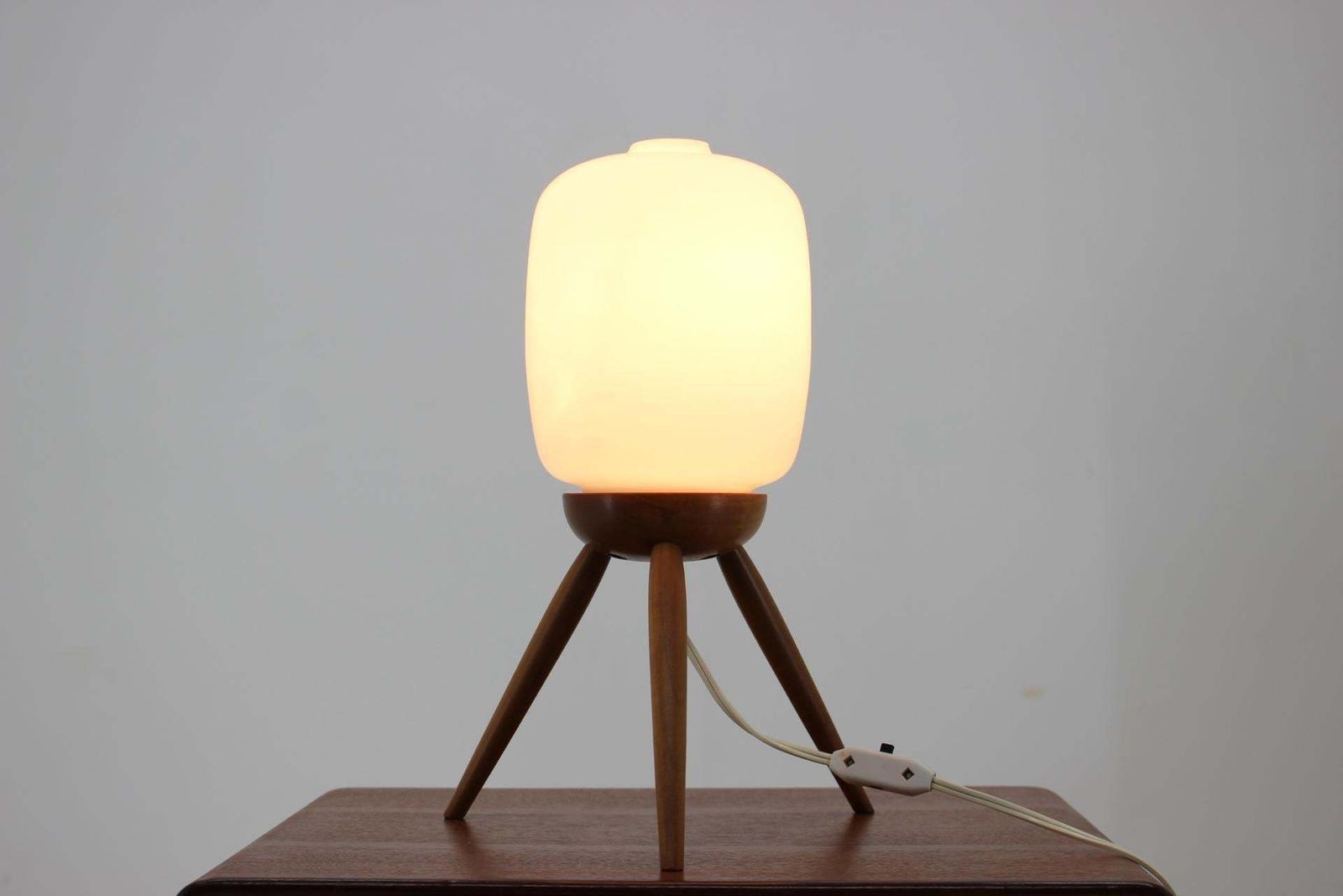 Rare Midcentury Table Lamp Uluv, Krásná Jizba, 1960s photo furniture
