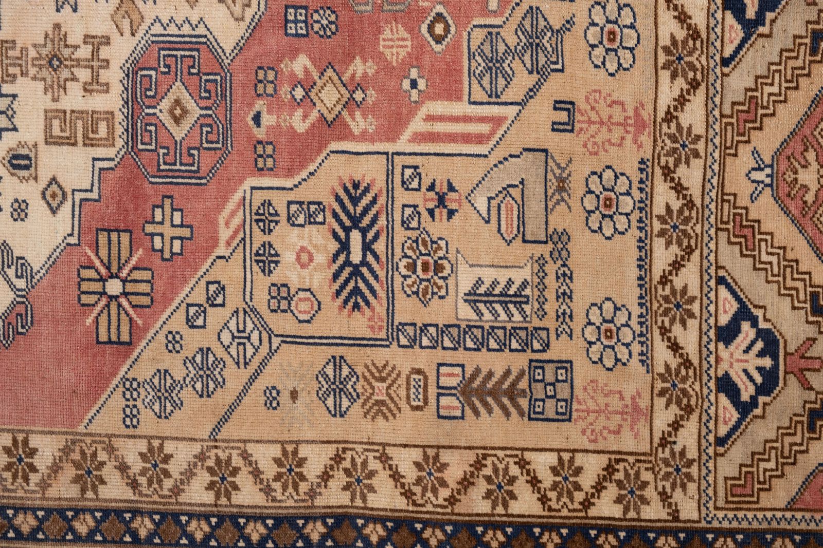 Antique Central Anatolian Turkish Karapinar Rug 6'8" X 10'10" photo buy
