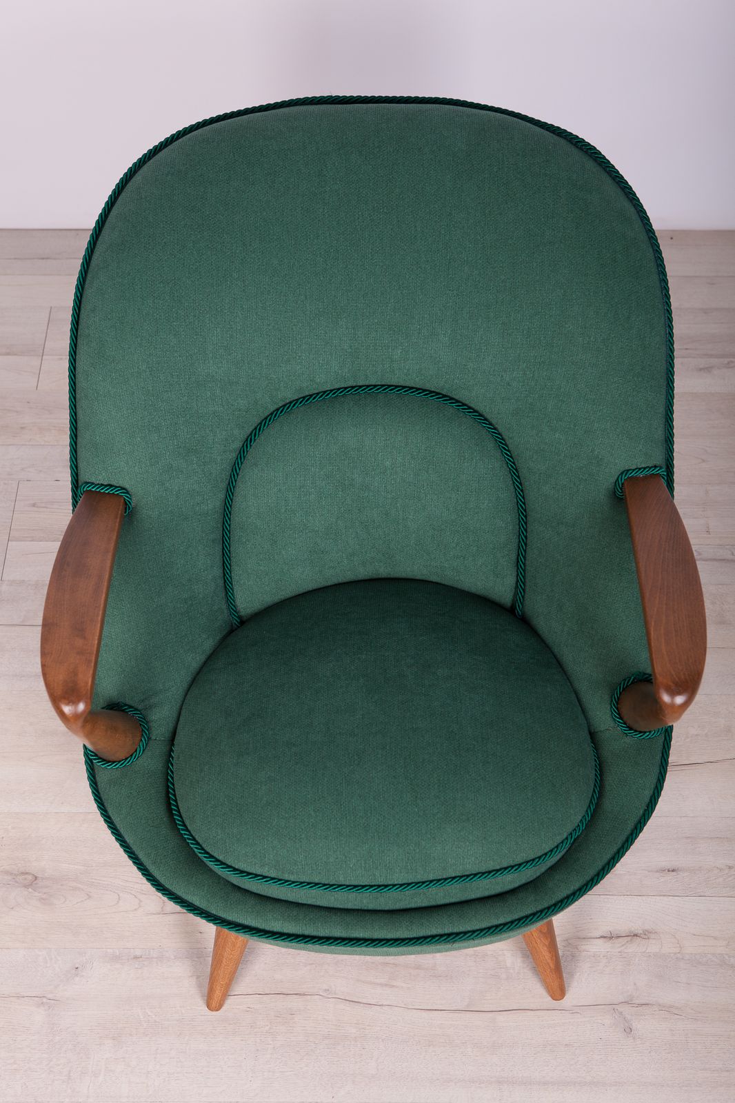 photo vinterior Model 345 Armchairs By Janina Jędrychowicz & Konrad Racinowski For Poznan Furniture Factory, 1950s, Set Of 2
