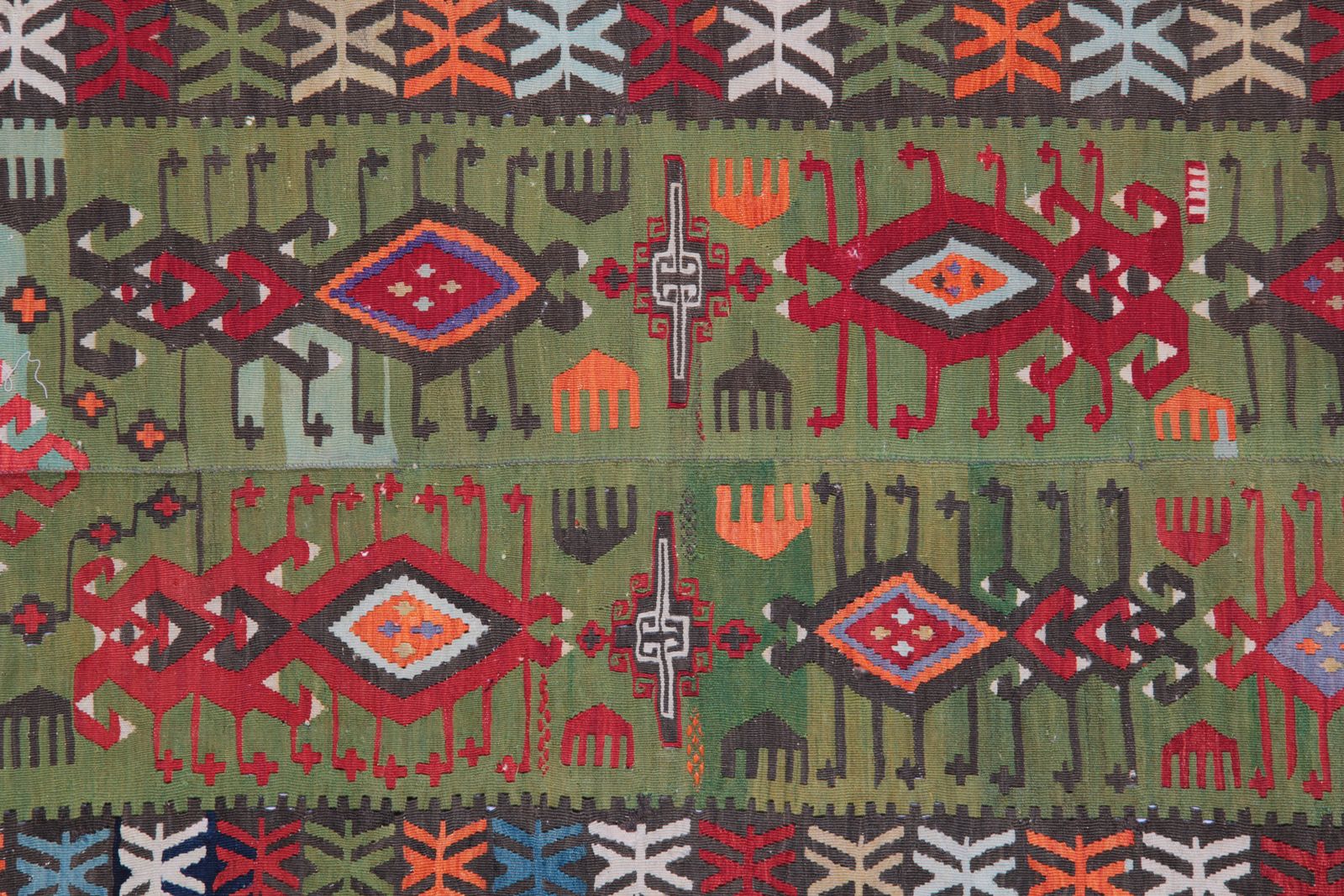 Anatolian Turkish Carpets Uk, Antique Kilim Rug Geometric Rugs For Sale 179 X 413 Cm photo furniture