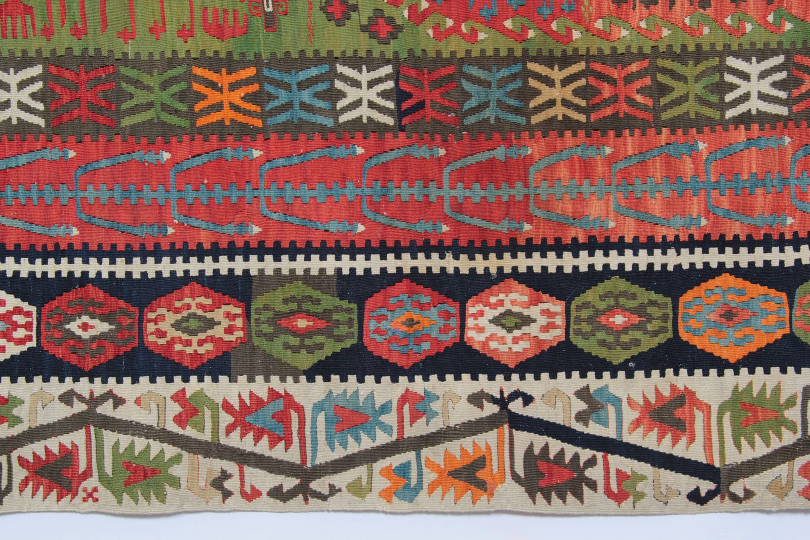 Anatolian Turkish Carpets Uk, Antique Kilim Rug Geometric Rugs For Sale 179 X 413 Cm photo Textiles