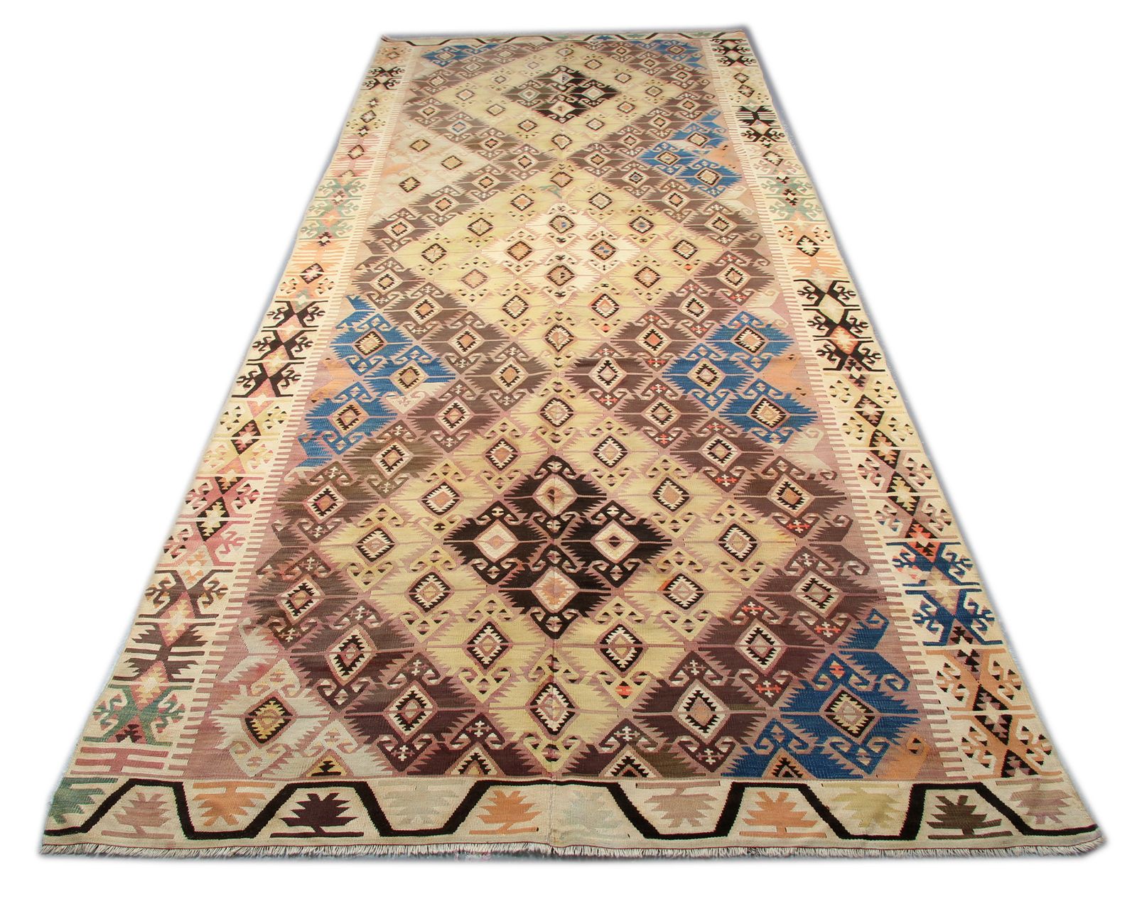 Antique Rugs Kilims Runner Anatolian Carpet Geometric Rugs Uk 163 X 414 Cm photo furniture