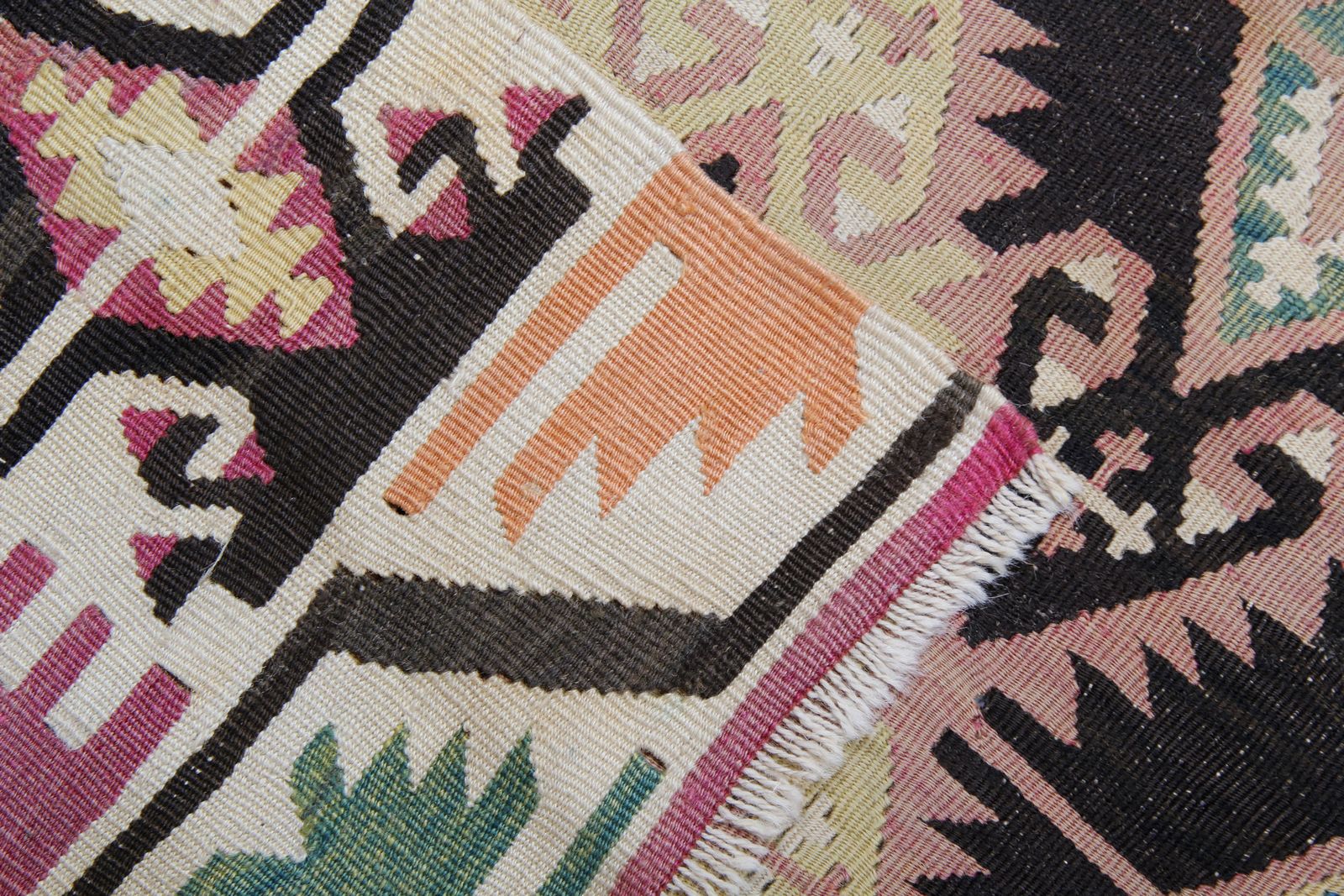 Antique Rugs Kilims Runner Anatolian Carpet Geometric Rugs Uk 163 X 414 Cm photo Textiles