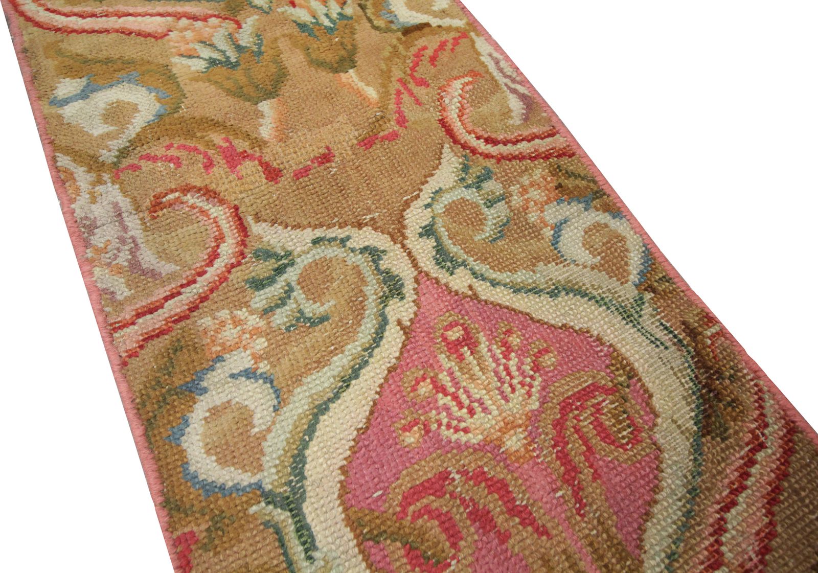 Antique Rugs And Runners English Axminister Carpet Rug 48x307cm photo 4500.0