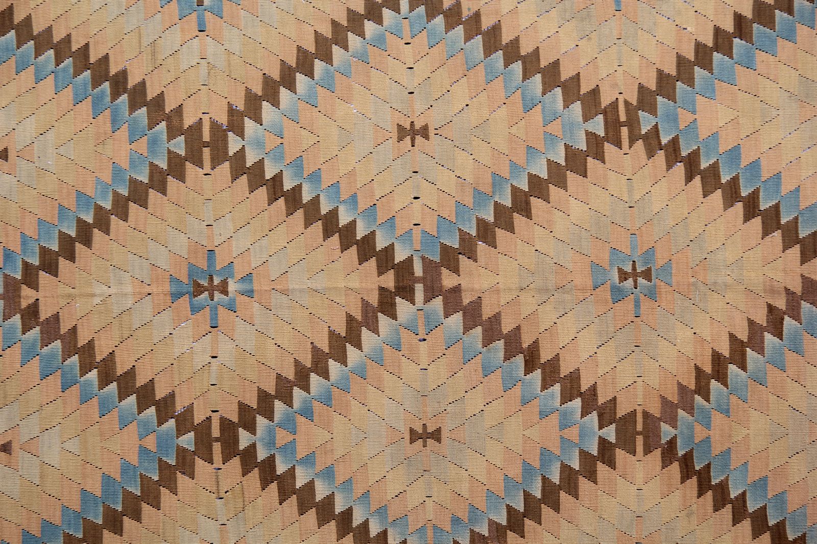 Antique Turkish Anatolian Kilim 193 X 390 Cm Flat Woven Rug photo for sale