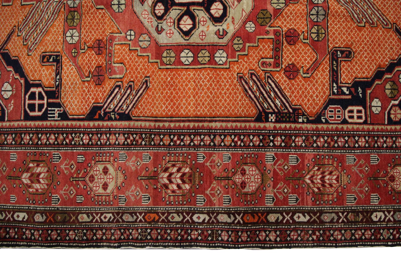 Fine Collectable Antique Carpet Caucasian Shirvan Rug, Geometric Design Wool Rug 128x188cm photo 9500.0