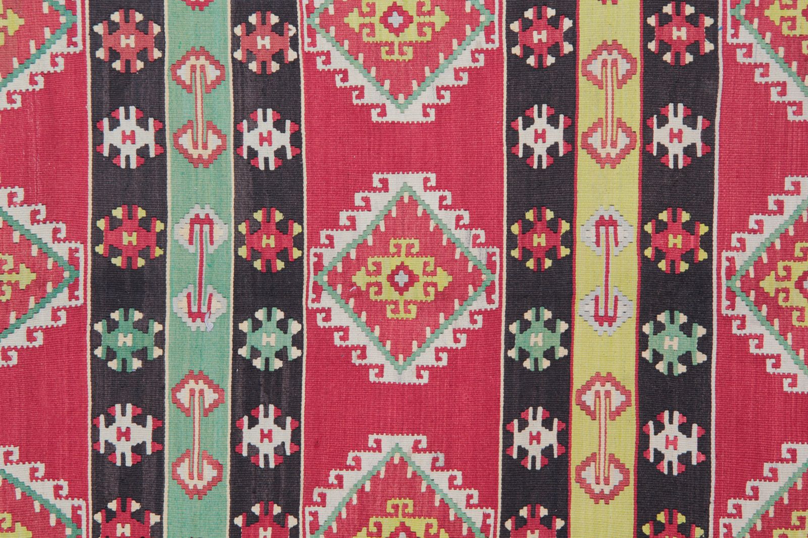 Antique Rugs, Turkish Kilim Rugs Uk, Geometric Kilims Carpet For Sale 203 X 294 Cm photo for sale