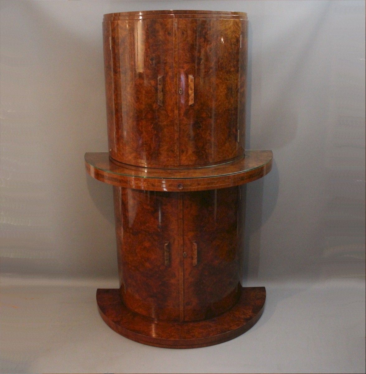 Art Deco Demi Lune Cocktail Cabinet photo vinterior