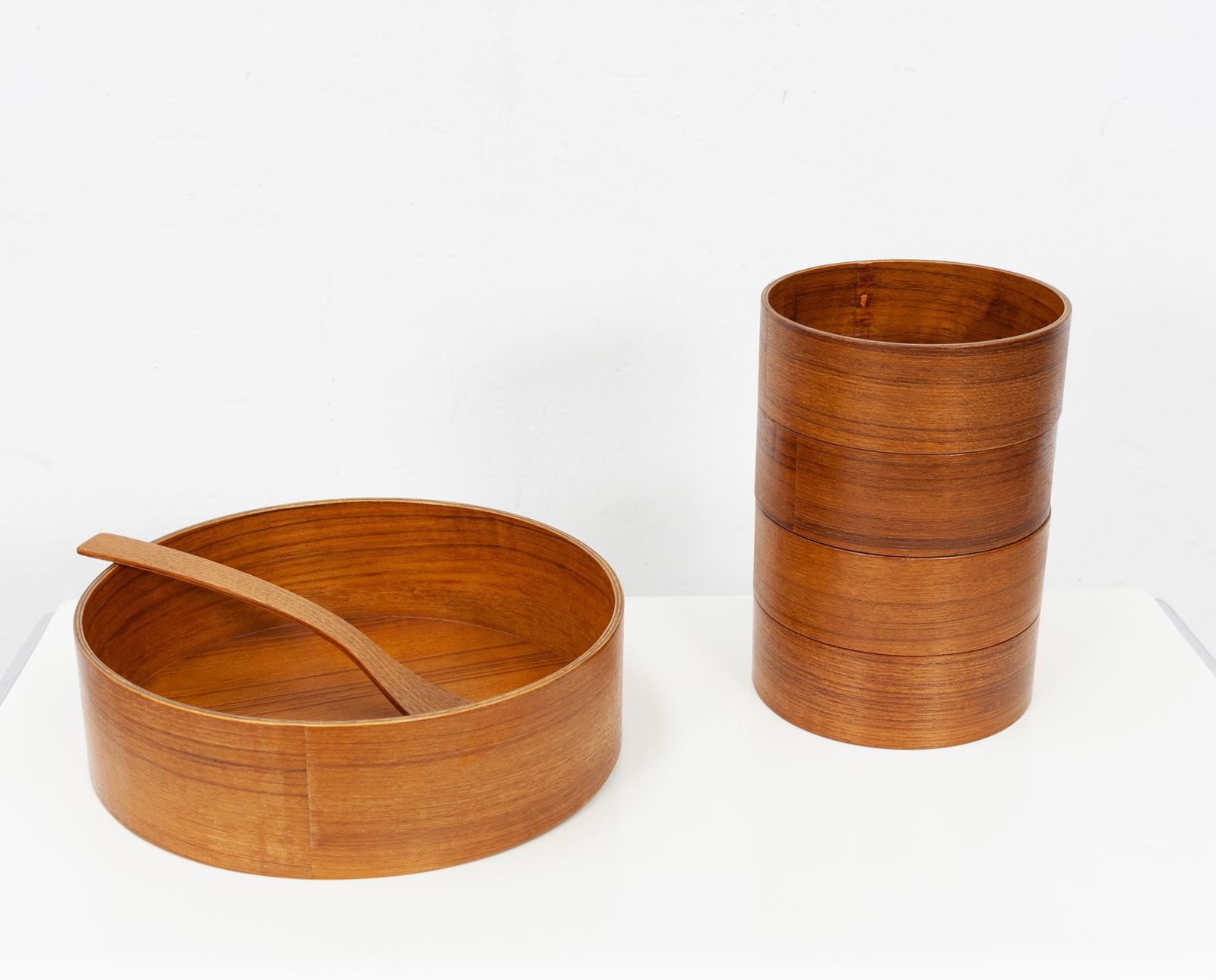 Vintage Teak Salad Serving Set photo furniture